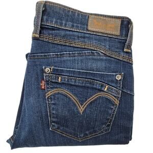LEVI'S 222 Rare 2013 Midrise Skinny Leg "Flatters & Flaunts" Jeans - Size 8M